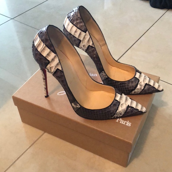 Christian Louboutin Shoes - So Kate 120 python croisade